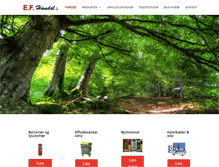 Tablet Screenshot of efhandel.dk
